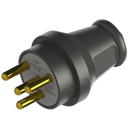 вилка штепсельная NE-AD 3х25А 380В IP44 каучук черный автоматический резервный переключатель earuelectric 3 фазы 4 фазы 125а 380в