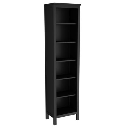 стеллаж Кантри 491х364х1976мм сосна черный полка навесная кантри 1430х218х285мм сосна