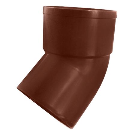 отвод трубы IMPLAST 45/80мм G130/80 коричневый хомут implast g130 80 80мм пвх коричневый