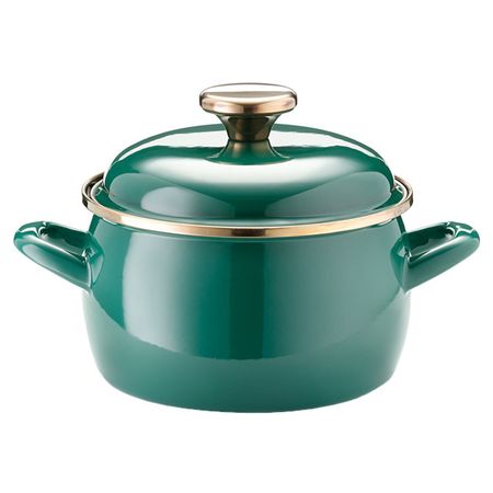 кастрюля METROT Solo 2,4л 16см эмал.сталь с крышкой ковш metrot одуванчик 1 6л 16см эмал   без крышки