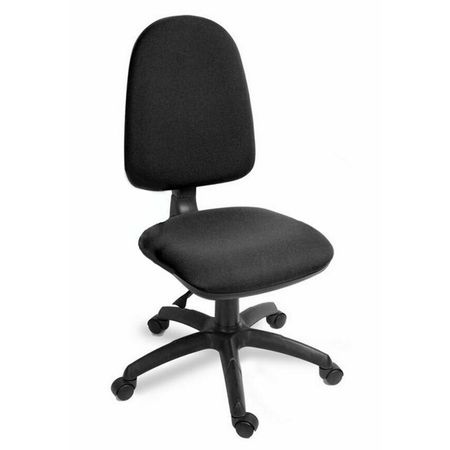 кресло офисное Престиж 460х470х980/1160мм без подлокотников полиэстер черное эластичный   для массажного кресла полиэстер
