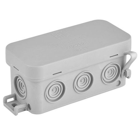 коробка распределительная BYLECTRICA 104х55х430мм IP54 серый коробка распределительная bylectrica 90х87х43мм ip54 серый