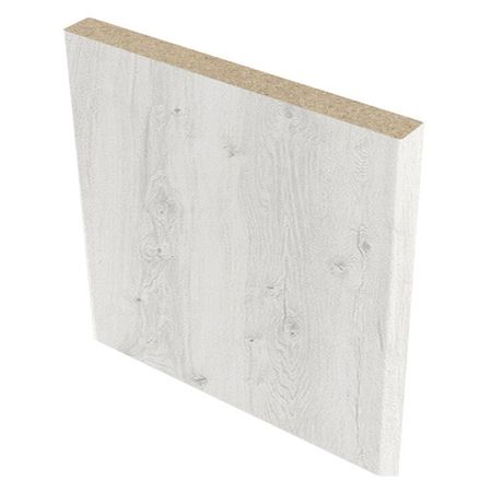 планка доборная ELDORF Санторини белый 100мм ПВХ