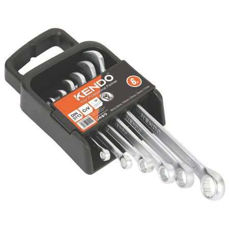 набор комбинированных ключей KENDO 6предметов paowuxian комбинированные гаечные ключи ванадиевые 8 24 мм