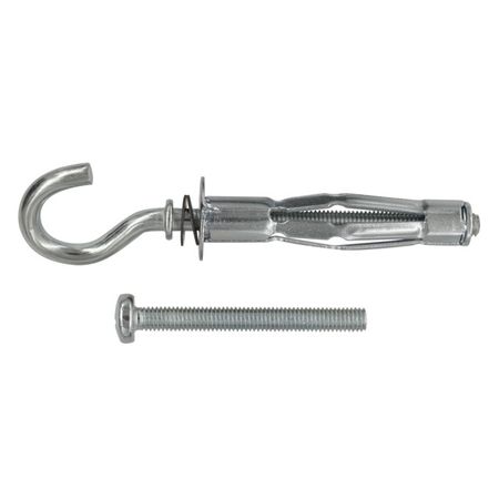 анкер для листовых материалов с крюком оцинкованный 5/13мм 2шт адаптер сверла dazzleex 2 13мм