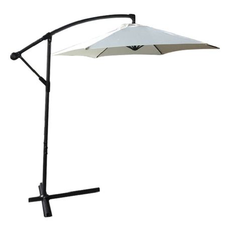 зонт садовый подвесной бежевый 3м