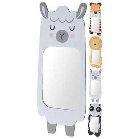 зеркало в раме Животное KOOPMAN 590х230мм МДФ в ассортименте панно декоративное koopman 320х25х400мм в ассортименте дерево