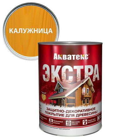 Покрытие текстурное АКВАТЕКС Экстра 0,8л калужница, арт.18153