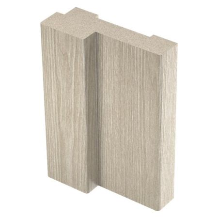 коробка дверная VERDA 21-9 Дуб дымчатый 3D плёнка 2 стойки, перекладина коробка дверная eldorf санторини белый пвх 2 стойки перекладина