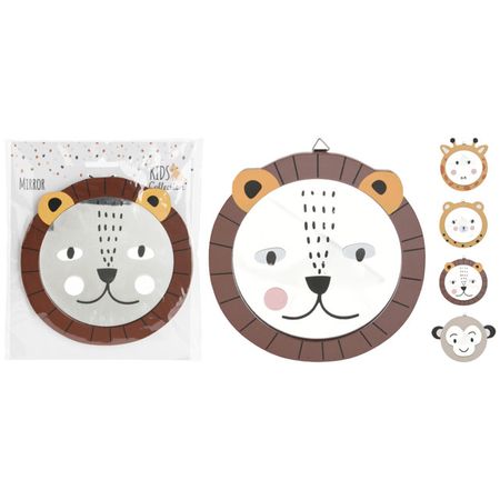 зеркало в раме Животное KOOPMAN 150х260х7мм МДФ  в ассортименте панно декоративное koopman 320х25х400мм в ассортименте дерево