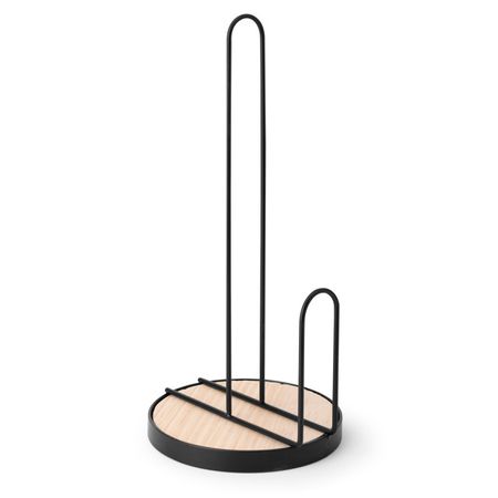 держатель полотенец ATMOSPHERE Blackby 10х12х16см нерж.сталь, дерево штопор metaltex винтовой дерево нерж