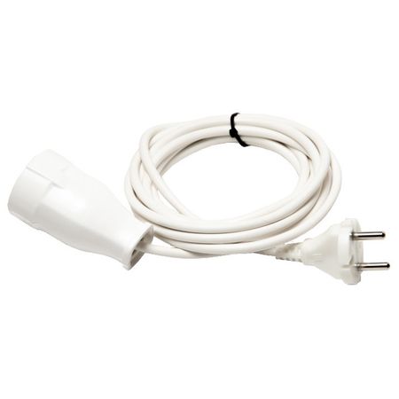 удлинитель РЕАЛЬНАЯ ЭЛЕКТРИКА 1,5м без заземления 1 гнездо ПВС 2х0,75 6А белый гнездо штепсельное реальная электрика рп16 001 б з белый