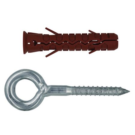 дюбель нейлоновый PNG 14x70мм с кольцом 12x90мм 1шт дюбель нейлоновый png 14x70мм с кольцом 12x90мм 1шт