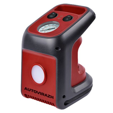 компрессор автомобильный AUTOVIRAZH 12В 45л/мин автомобильный предохранитель 2 ходовой вилочный болт afs 20a 200a