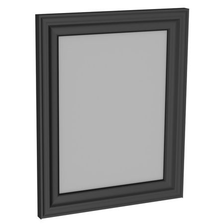 зеркало навесное в раме Кантри 400х24х500мм черный сосна полка навесная кантри 1430х218х285мм сосна