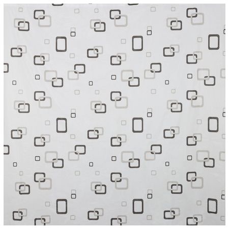 занавеска для ванной РЫЖИЙ КОТ 180х180см полиэтилен белая с рисунком тияна шифоновая занавеска белая