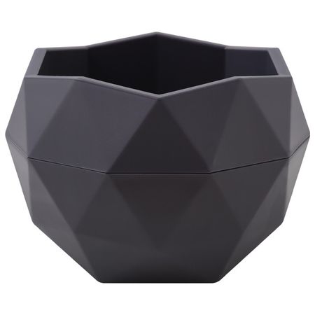 кашпо Топаз 2,5л пластик антрацит желтый кристалл дымчатый топаз rongde jewelry