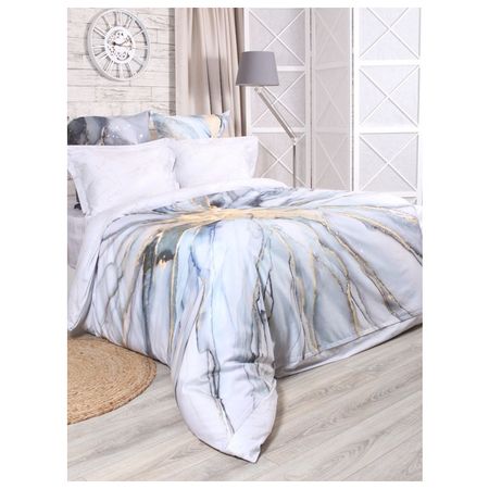 постельное белье евро MONA LIZA SL Золотой/Golden Камень/Stone сатин 4 нав.50х70 и 70х70см, арт.5861