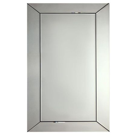 зеркало в зеркальной раме с фацетом STOKKEN 600х800мм зеркало с фацетом в багетной раме evoform серебряный акведук 93 мм 57х87 см
