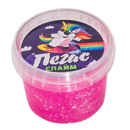 слайм битое стекло/неон 100мл в ассортименте елочное украшение вокруг света подвеска матрешка стекло 12 7 см 1 шт в ассортименте