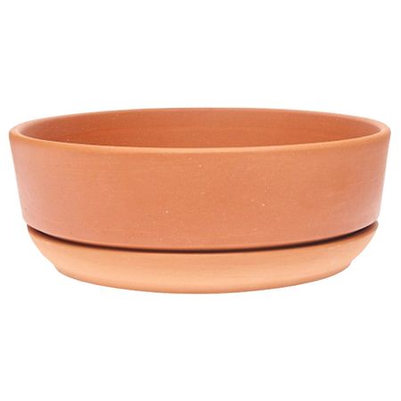 горшок керамический с поддоном Огма 1л d18см h6,5см бонсай терракот покрытие модульное модуль 30х30см терракот 11шт