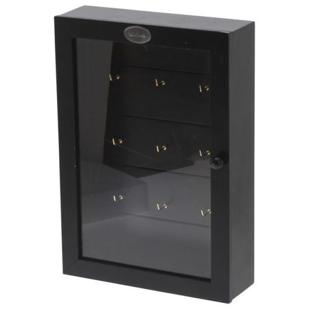 ключница KOOPMAN 190х60х270мм черный дерево