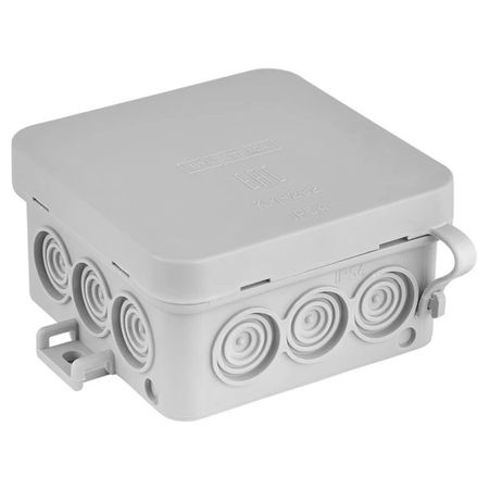 коробка распределительная BYLECTRICA 90х87х43мм IP54 серый коробка распределительная bylectrica 90х87х43мм ip54 серый