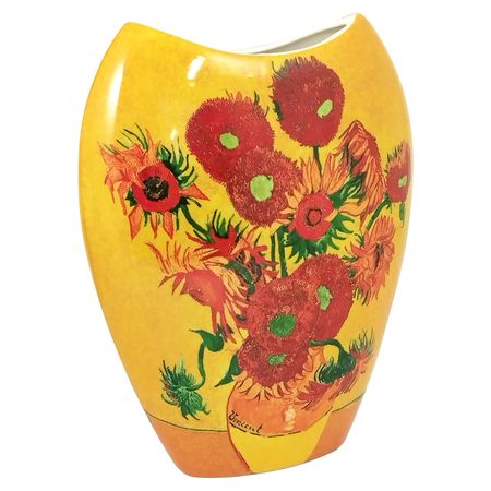 ваза MOST Ван Гог Подсолнухи 25см фарфор под.уп искусственные шелковые подсолнухи zqnycy 100 шт