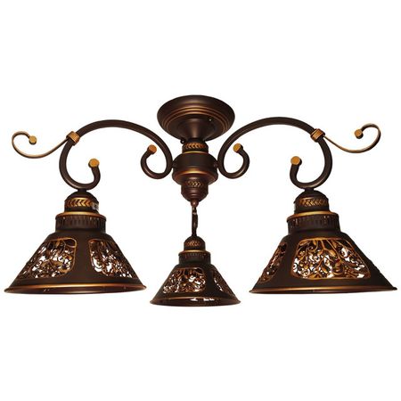 люстра потолочная Jupiter Lighting Малена 3х60Вт Е27 стекло металл дерево трап вертикальный ore 150х150мм слив 50мм автомат металл гидрозатвор