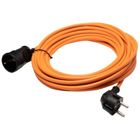 удлинитель РЕАЛЬНАЯ ЭЛЕКТРИКА 30м с заземлением 1 гнездо ПВС 3х0,75 10А оранжевый