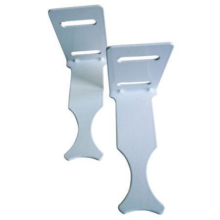 кронштейн для радиатора угловой KROMWELL 2шт кронштейн стм 500 мм для радиатора никель carhn500