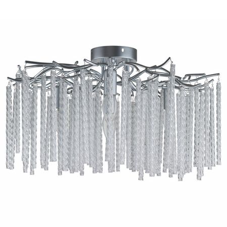 люстра потолочная LUMION Classi  E14 6х40Вт серебристый трансформатор освещения ysrsai zigbee 24в 120 240вт cct rgbcct