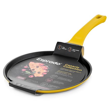 сковорода блинная ESPRADO Canario 25см антипр.покр. литой алюминий индукция воротник защитный на липучке pro vitavet 25см р 6