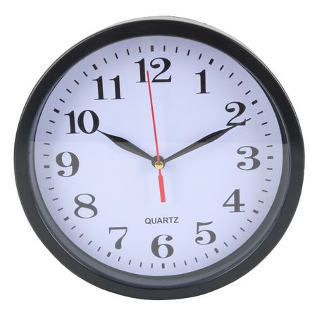 часы настенные Zarys 195х195х40мм пластик черные настенные часы черные пластиковые