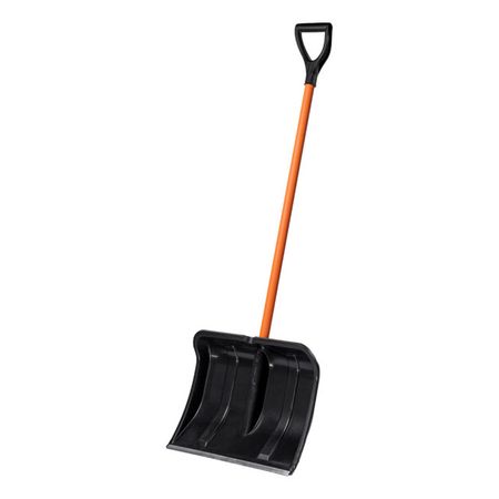 лопата для снега Богатырь с металлическим черенком 138см лопата для снега богатырь с металлическим черенком 138см