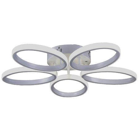 люстра потолочная РОССВЕТ Сопрано 5х22Вт LED металл белый настенные светильники xunata белый и серебристый 12 16 22вт