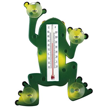 термометр оконный Лягушка 17,5х2,5х24см радужная лягушка наклейка на стену