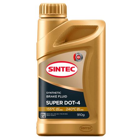 тормозная жидкость SINTEC SUPER DOT-4  0,910кг для yamaha tmax 530 500 560 tmax530 sx dx tech max tmax560 t max аксессуары передняя тормозная жидкость крышка тормозного бака и крышка заливной горловины