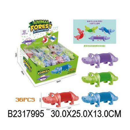 игрушка-антистресс Крокодил игрушка антистресс one two fun бобр 30 см