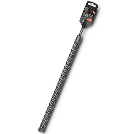 бур по бетону METALLICA Ultra SDS-plus 25х460/400мм X-тип аксессуары для робота пылесоса roborock s8 plus s8 s8 pro ultra g20