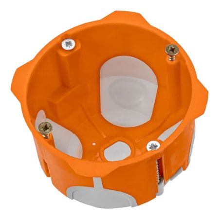 коробка установочная TDM D68х50 мм 2-х компон саморезы пл.лапки IP30 оранжевый шприц pharmatechjv 3 компон стерил инъекц одн прим с надет игл 22gх1 1 2 0 7x38 мм 5 мл