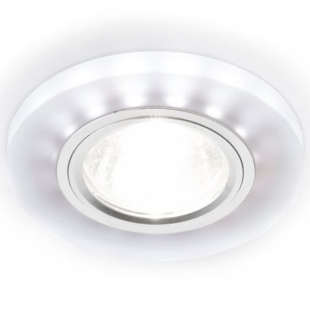 светильник встраиваемый AMBRELLA LIGHT Стандарт Спот MR16 GU5.3 + 3Вт LED матовый/хром