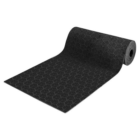 дорожка Практик антискользящая 0,8м Соты черный гранит 03