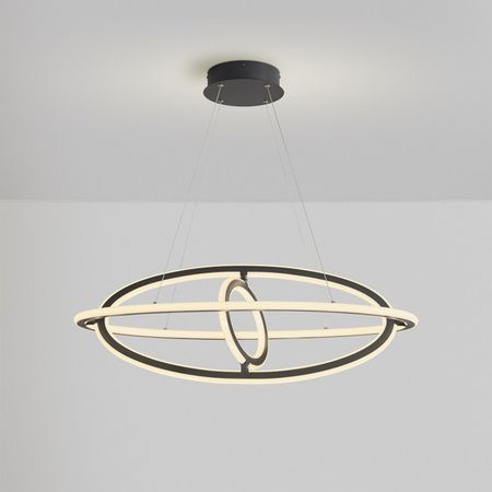 люстра подвесная FREYA Collie LED 132Вт черный простыни хирургические стерильные 1 400мм х 800мм 1