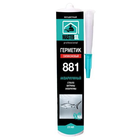 герметик силиконовый MASTERSIL 881 для аквариумов бесцветный 270мл, арт.9020 герметик силиконовый mastersil 881 для аквариумов бес ный 270мл арт 9020