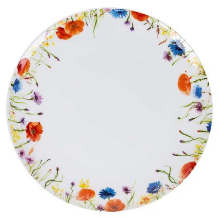 тарелка ZAPEL Fleurs des champs flowers 26,8см обеденная фарфор