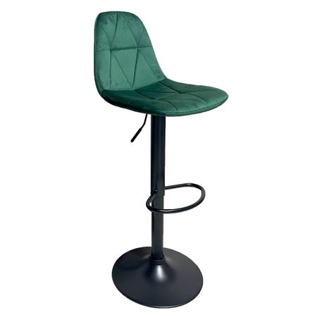 стул барный INGEMAR 440х400х660(870)мм ткань/металл зеленый люк полимерно песчаный квадрат 650x650мм зеленый