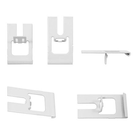 комплект держателей потолочных УЮТ Мини для профильного карниза 5шт белый, арт.2166271 комплект держателей потолочных для карниза arttex facile 2шт арт 152 442