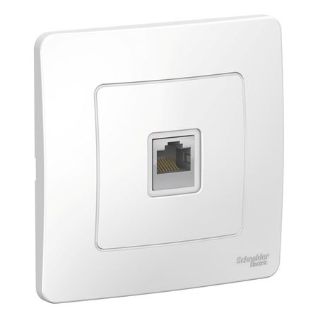 розетка компьютерная SYSTEME ELECTRIC Blanca RJ45 кат.5E белый колпачки разъемов rj45 famcdi много ные