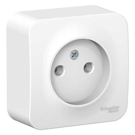 розетка 1 пост SYSTEME ELECTRIC Blanca б/з б/ш 16А 250В белый розетка 1 пост tv schneider electric blanca белый